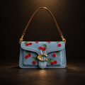 Coach Cherry Print Denim