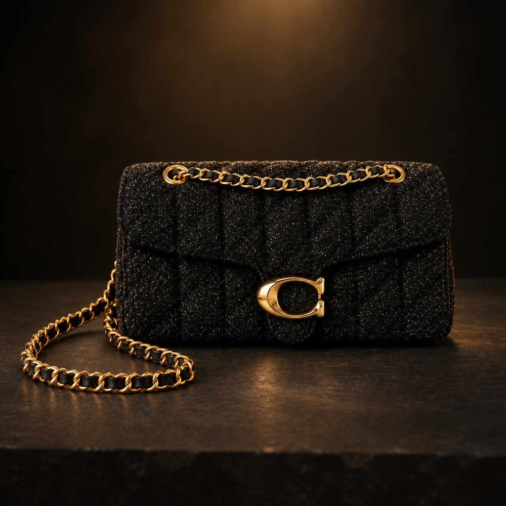 Coach Tabby Glitter Tweed