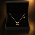 LV Crystal Necklace